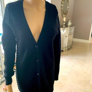 Cardigan black sweater.